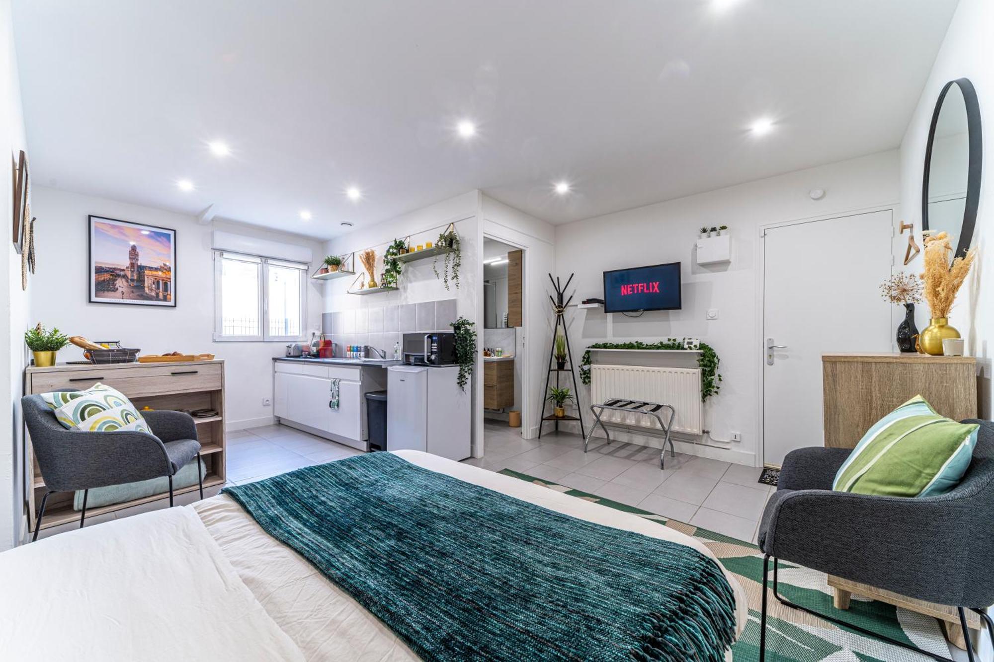 Le Cosy - Free Parking - Proche Gares Lille - Netflix - Wifi Apartment Mons-en-Baroeul Екстериор снимка